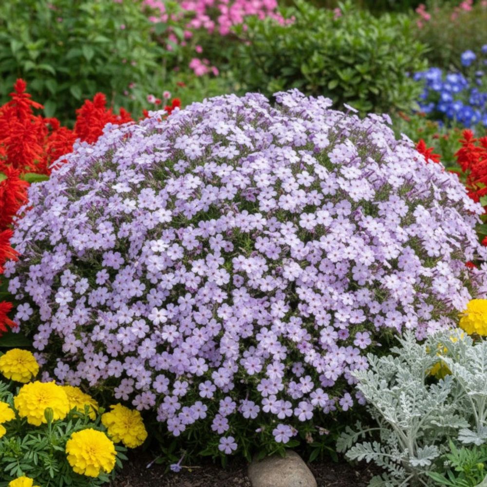 Phlox nain lilac cloud, phlox mousse lot de 3 godets