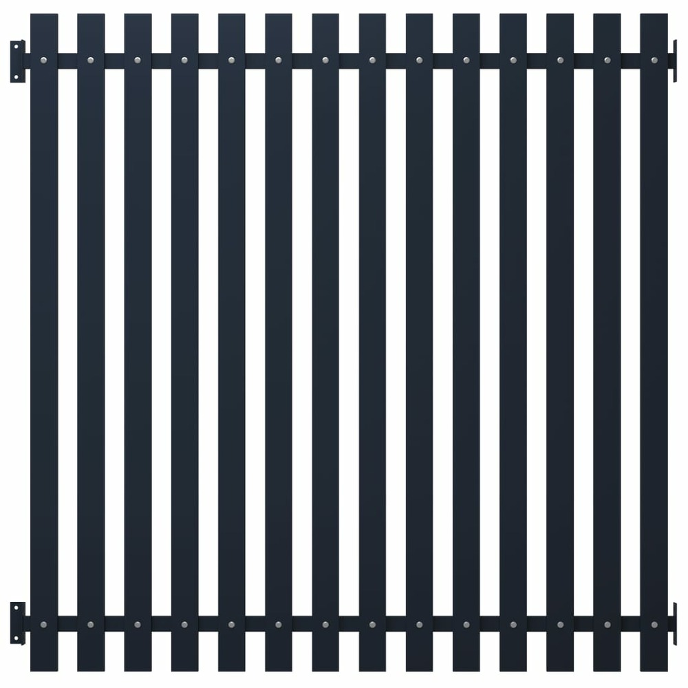 Panneau de clôture anthracite 178 x 170 cm acier thermolaqué