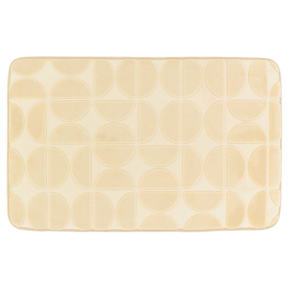 Tapis memoire de forme microfibre roy 50x80 cm - beige