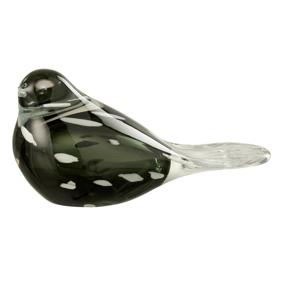 Statuette oiseau en verre 