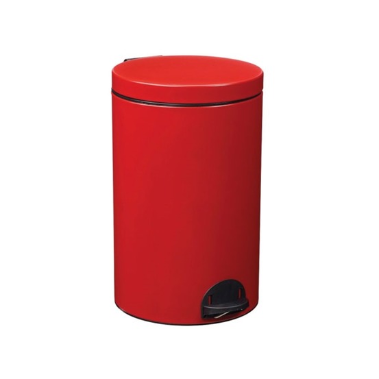 Poubelle à pédale 20l rouge - 90259