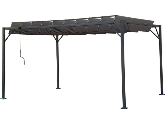 Pergola bioclimatique en tissu