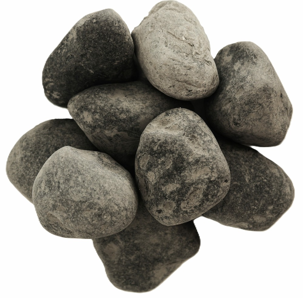 Galet roulé noir 40/60 en big bag de 350 KG