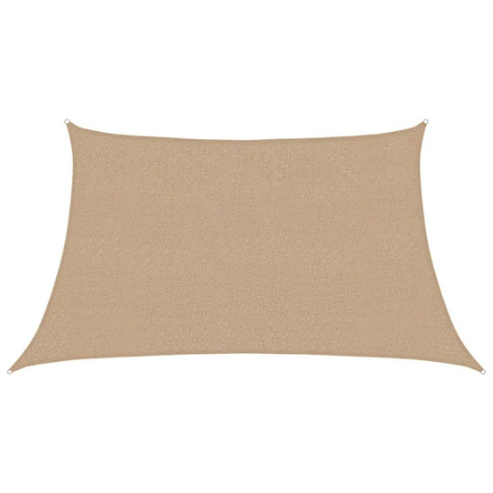 Voile d'ombrage 160 g/m² taupe 3/4x2 m pehd