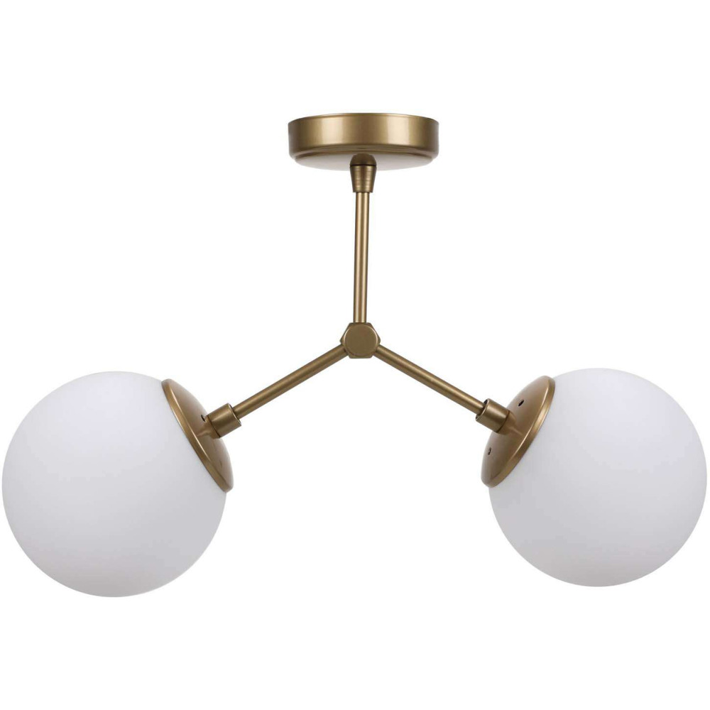 Suspension en métal et verre damar