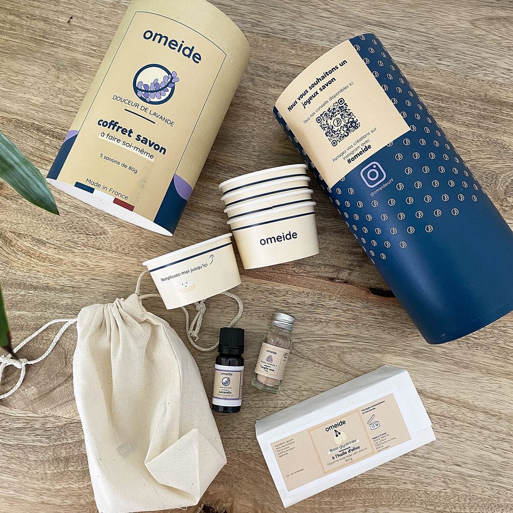 Kit diy : coffret savon lavande