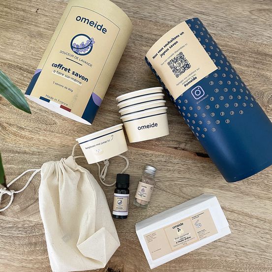 Kit diy : coffret savon lavande