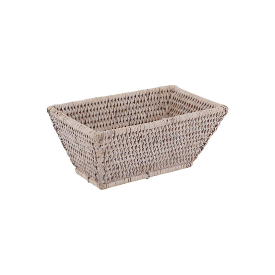 Corbeille rectangulaire en rotin banneton