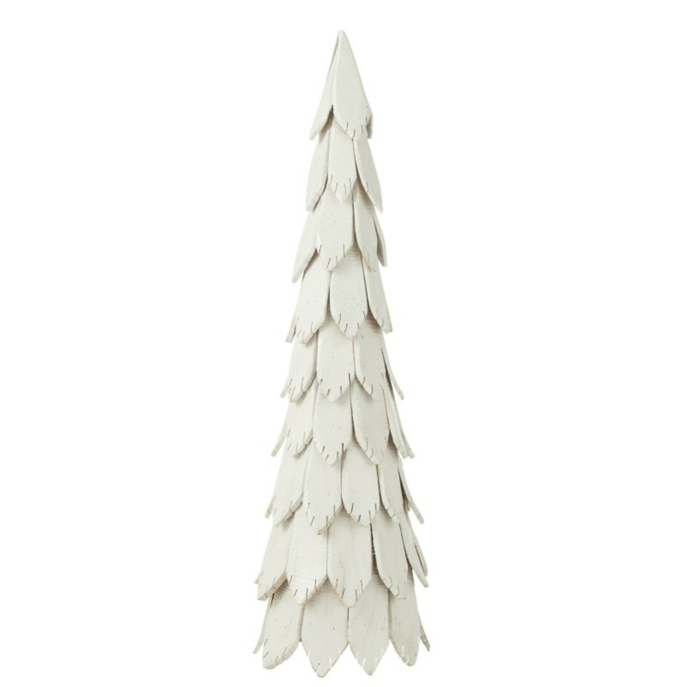 Sapin de noël en bois blanc 37x37x120 cm h120