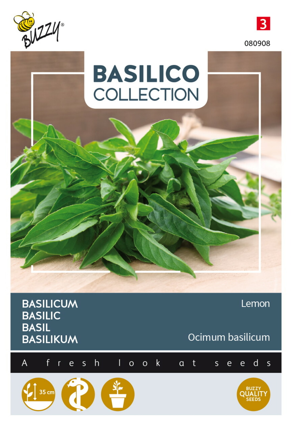 Buzzy basilic citron - ca. 1,5 gr (livraison gratuite)
