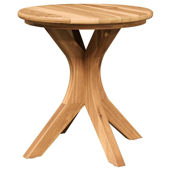 Table d'appoint marron 40 x 40 x 41 cm bois de teck solide