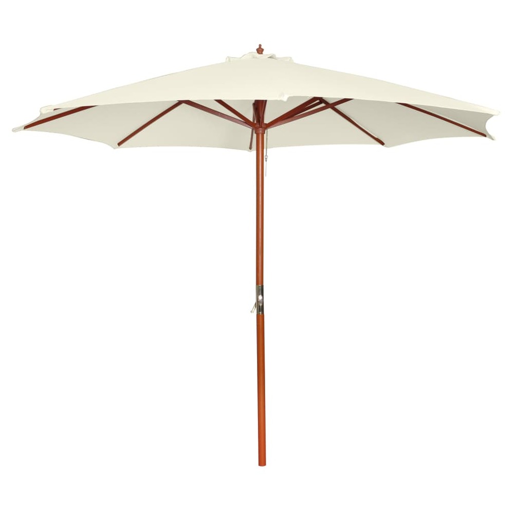 Parasol 300x258 cm blanc sable