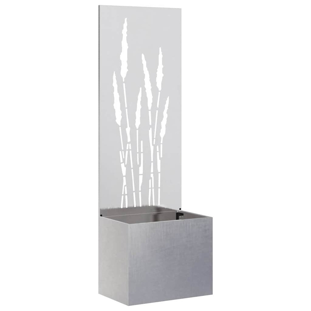 Écran de confidentialité de jardin fretwork argent 50 x 140 cm