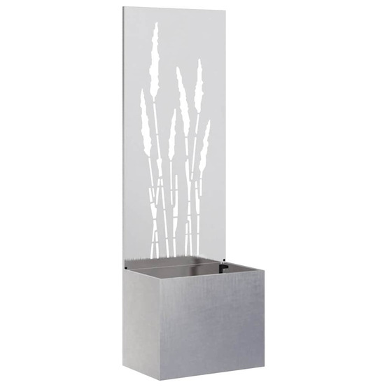 Écran de confidentialité de jardin fretwork argent 50 x 140 cm