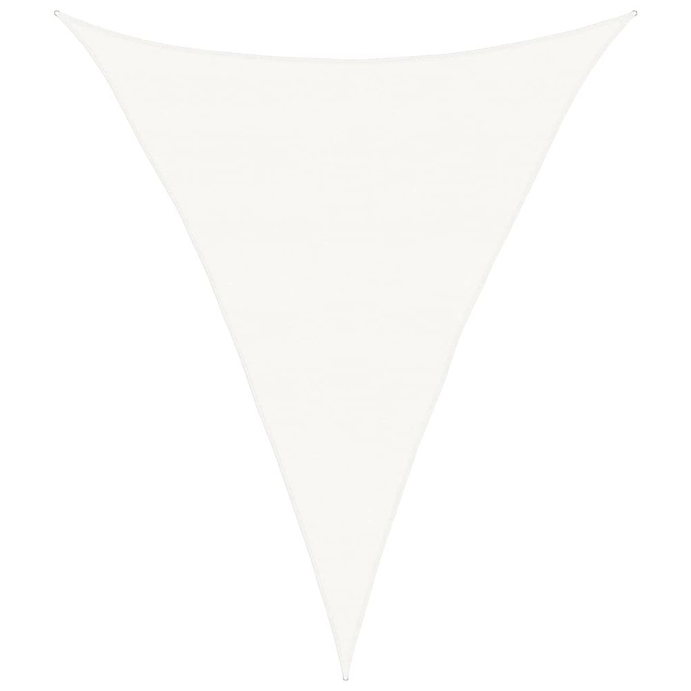 Voile d'ombrage 160 g/m² blanc 5x6x6 m pehd