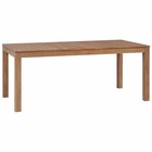 Table de dîner design bois de teck et finition naturelle - 180cm