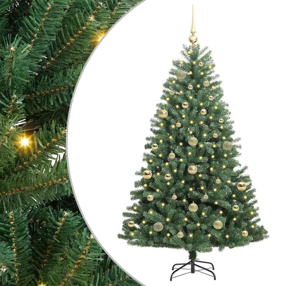 Sapin de noël artificiel à branches articulées vert 150 cm