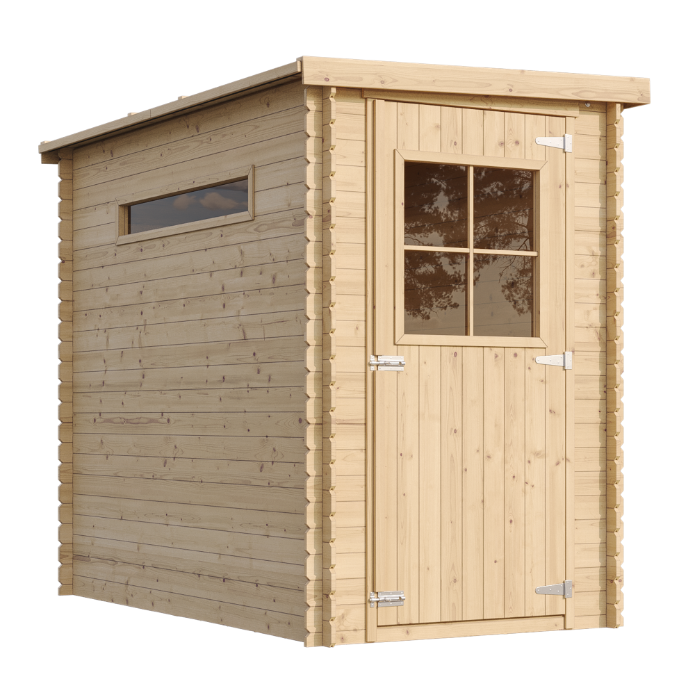 Abri de jardin en bois 2,63 m² - cabane de jardin extérieure – h198 x 239 x 144 cm - m306
