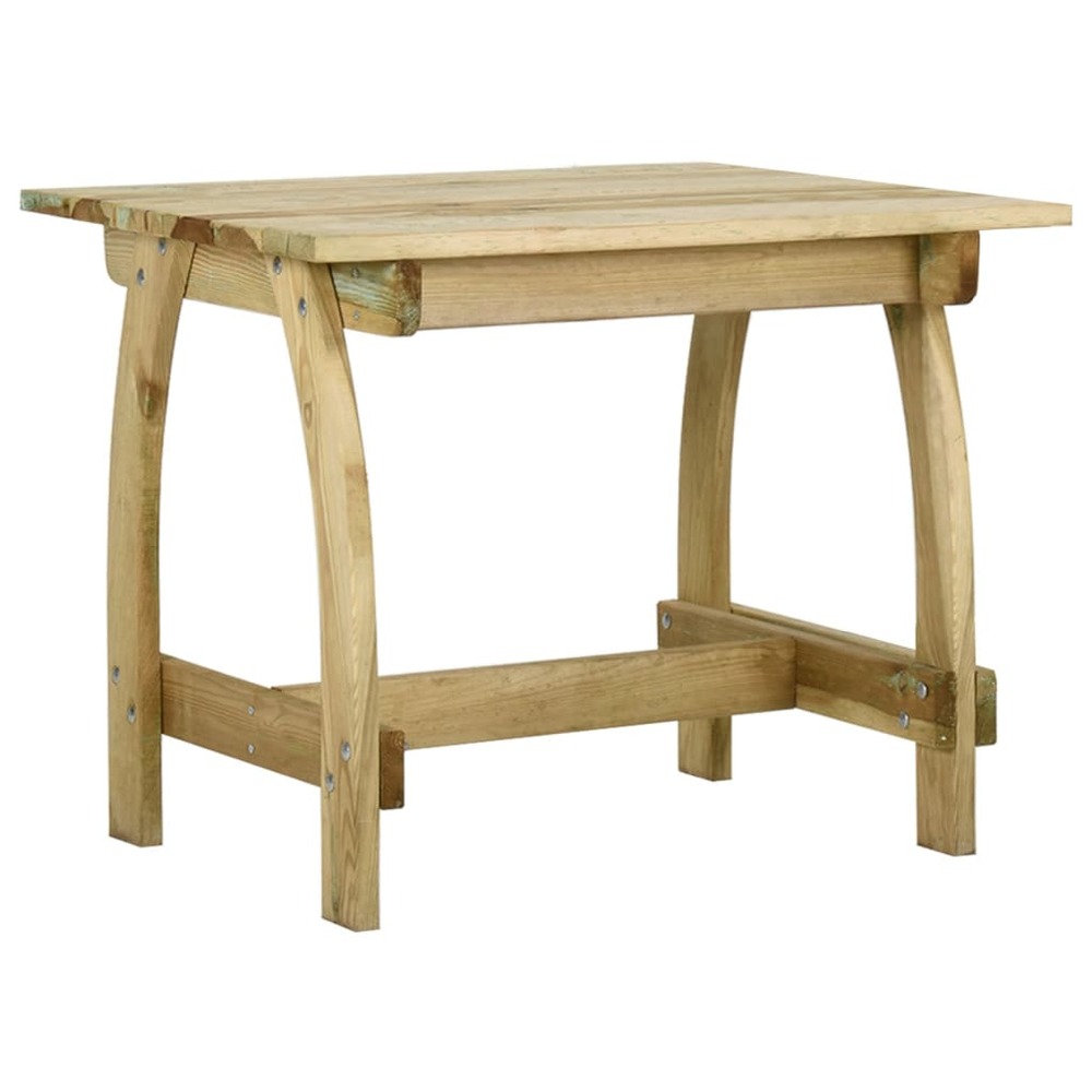 Table de jardin 110x74x75 cm bois de pin imprégné