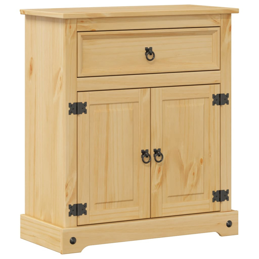 Armoire de salle de bain corona 70x33x80 cm bois de pin massif