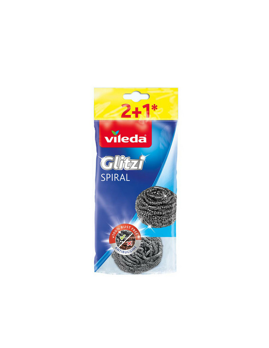 Grattoir inox spirale 2+1 160561 vileda