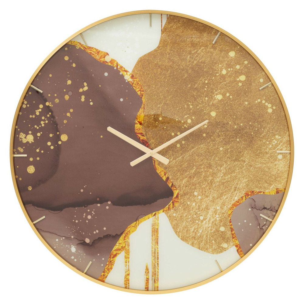 Horloge murale en verre 