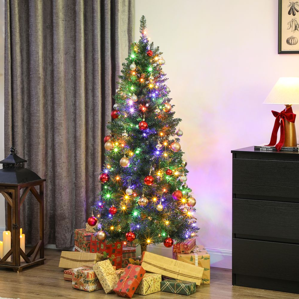 Sapin de noël artificiel en plastique vert 150 cm