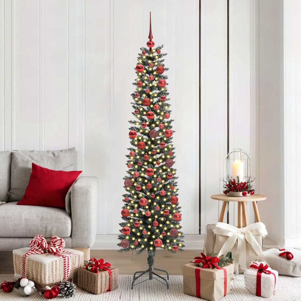 Arbre de noël artificiel 180 cm pvc 300 led usb pour intérieur extérieur vert