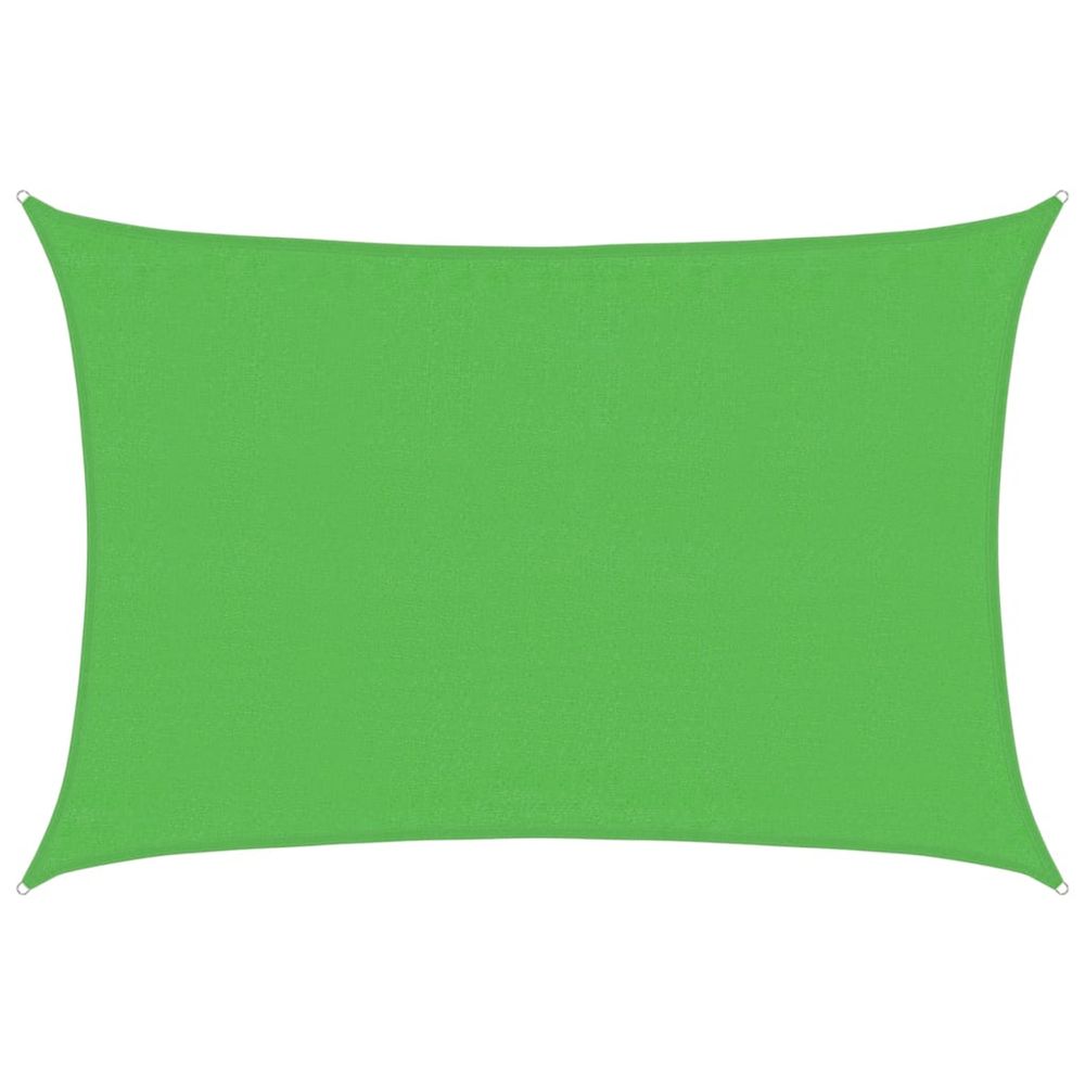 Voile d'ombrage 160 g/m² vert clair 3,5x5 m pehd