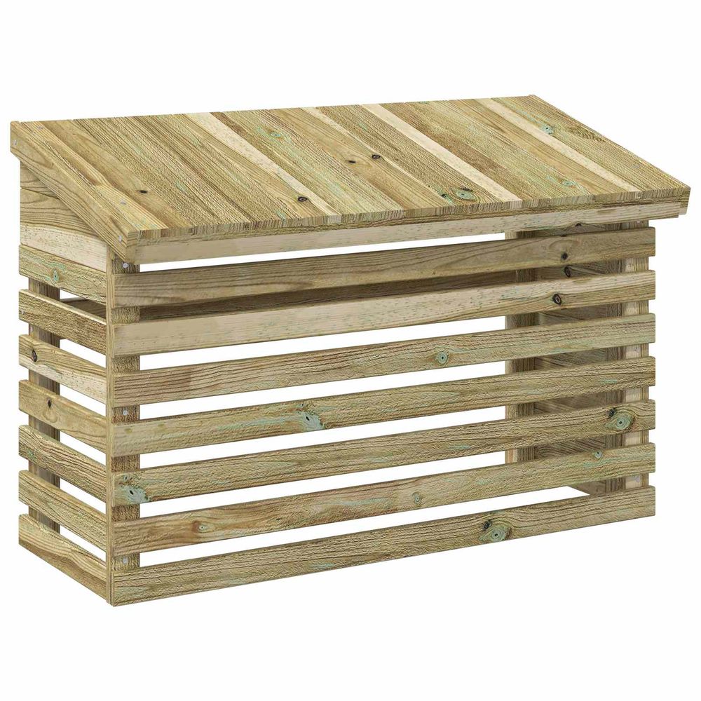 Housse de climatiseur 90x40x60 cm bois de pin imprégné