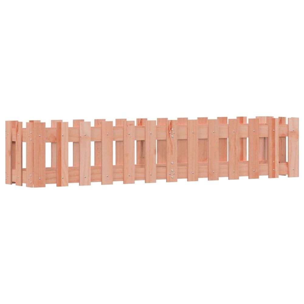 Lit surélevé de jardin design de clôture bois douglas massif