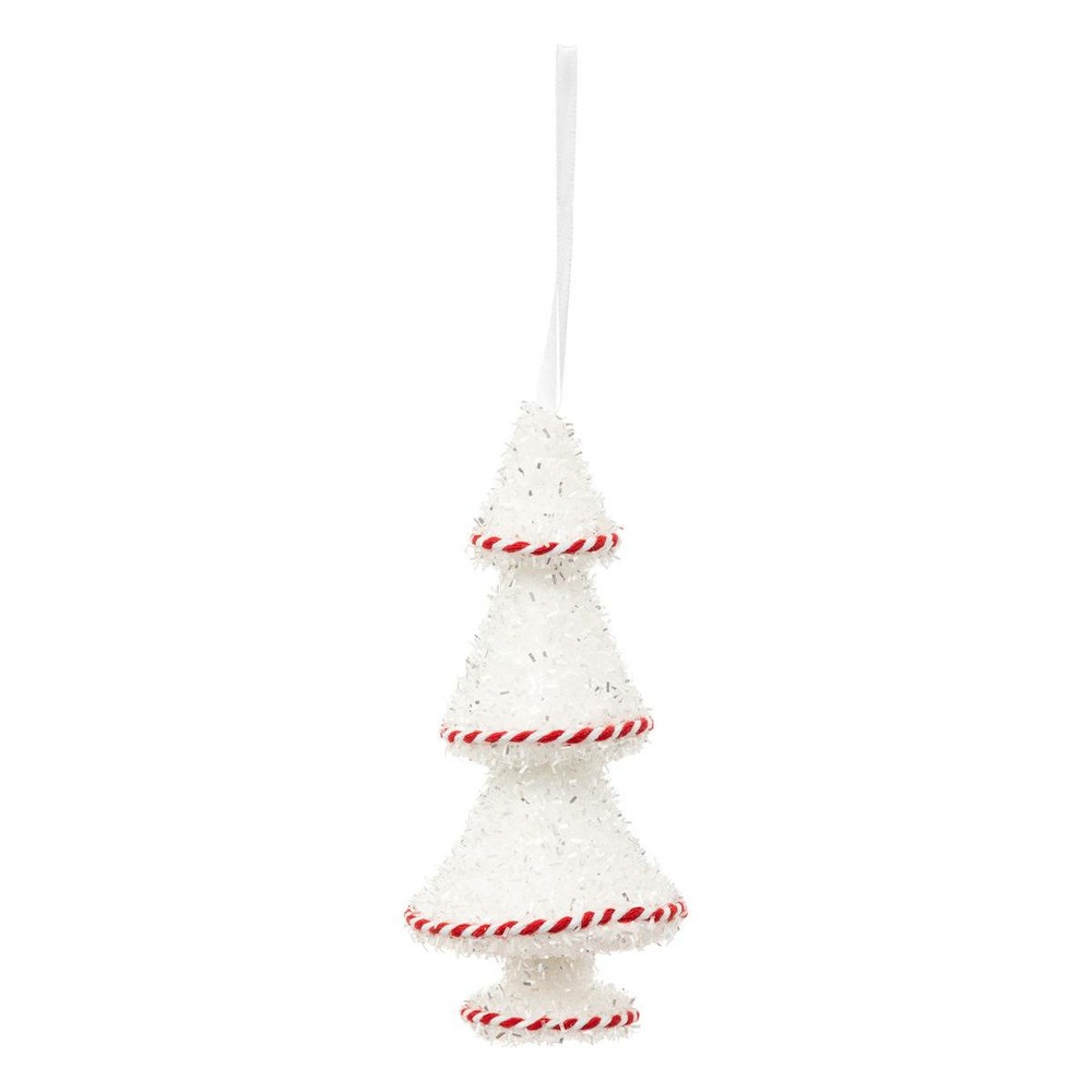 Sdn plf sapin floq bl 17cm