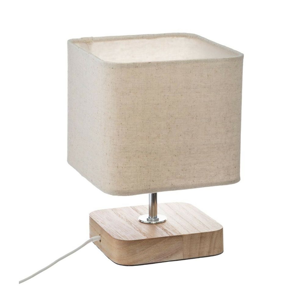 Lampe à poser en bois de pin h 21 cm