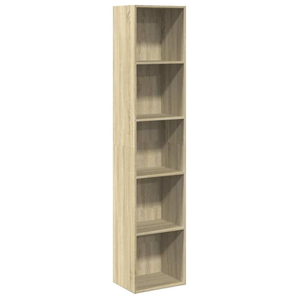 Bibliothèque chêne sonoma 40x30x189 cm bois d'ingénierie