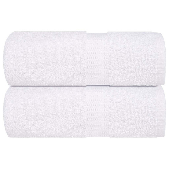Serviettes d'invité 2 pcs frogn blanc 30x50 cm 100% coton