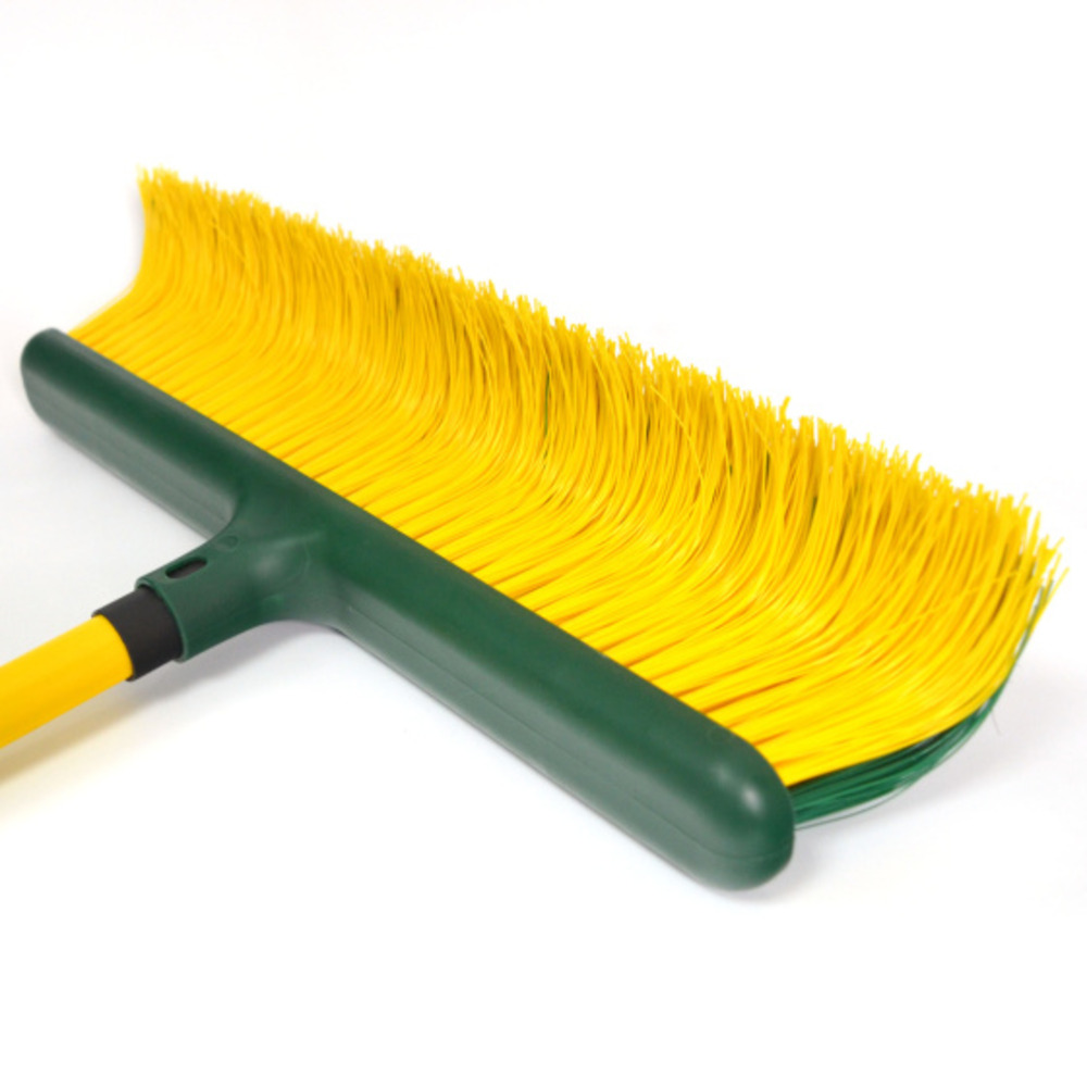 Balai de jardin pour gazon synthétique - manche téléscopique