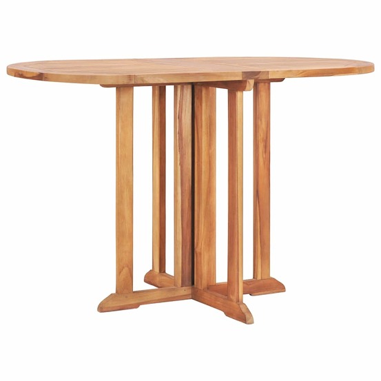 Table pliable de jardin papillon 120x70x75 cm bois teck solide