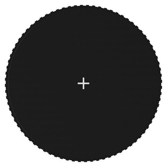 Tapis de saut tissu noir pour trampoline rond de 4,27 m