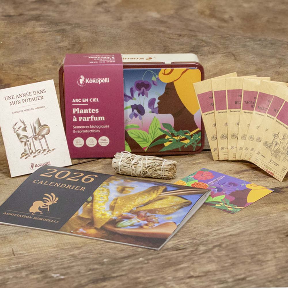 Graines bio à semer - mélange de graines arc en ciel bio - plantes à parfum