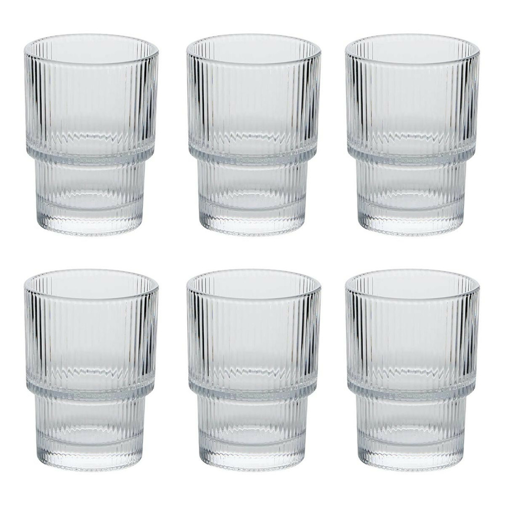 Lot de 6 gobelets bas 