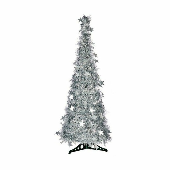 Sapin de noël argenté