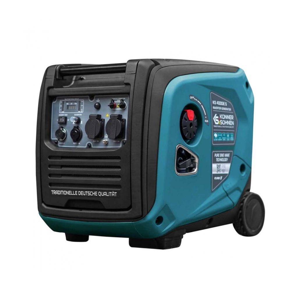Groupe électrogène inverter 4000w insonorisé, démarrage électrique - könner söhnen ks 4000ie s