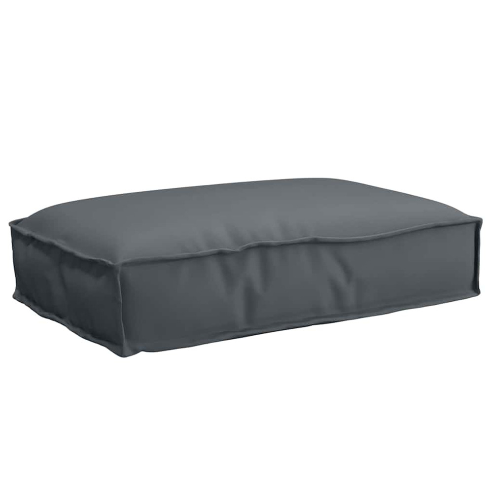 Coussin anthracite 60 x 40 x 8 cm tissu oxford