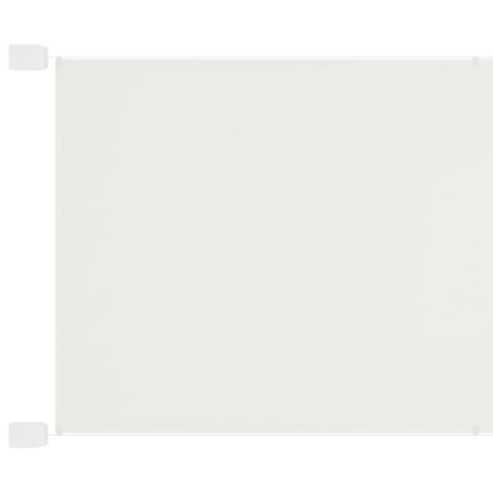Auvent vertical blanc 140x420 cm tissu oxford