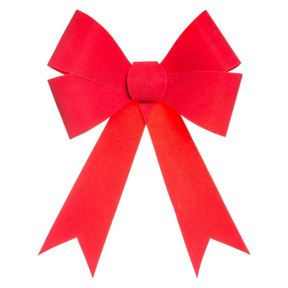 Nœud déco effet velours 