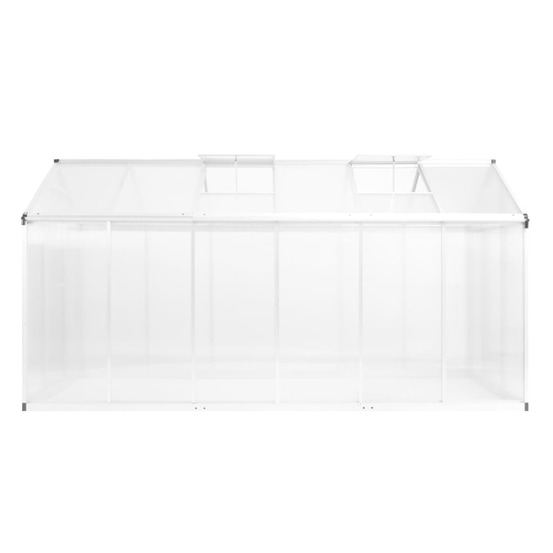 Serre aluminium 362x190x195 cm 13,41 m³