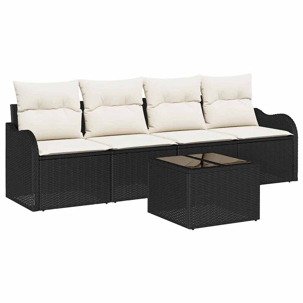 Ensemble de canapé de jardin 5 pièces 4-nombre de places