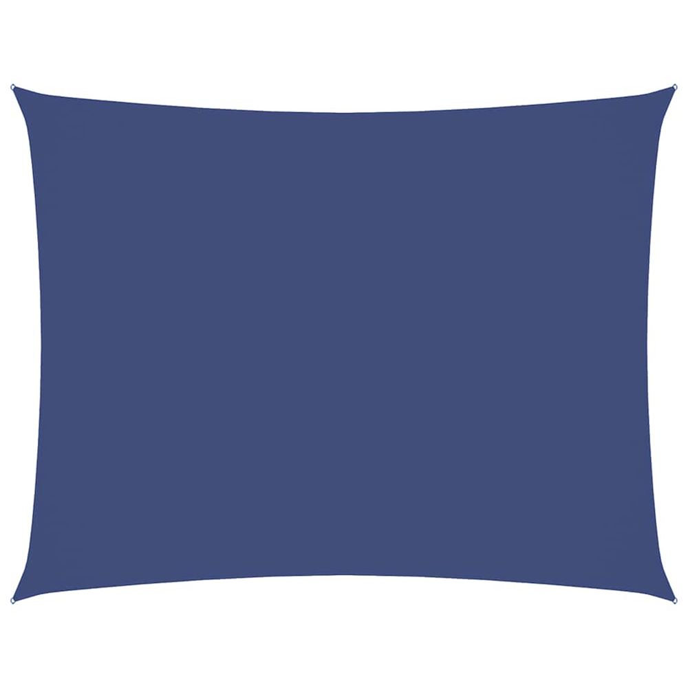 Voile de parasol tissu oxford rectangulaire 2,5x3,5 m bleu