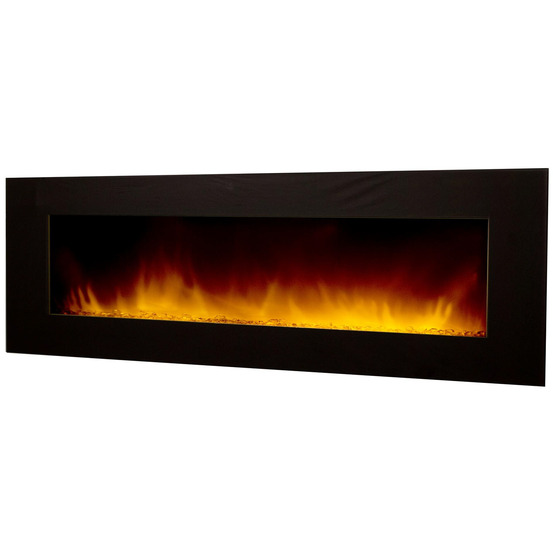 Cheminée électrique grande taille 2000w avec télécommande - volcano 5xl