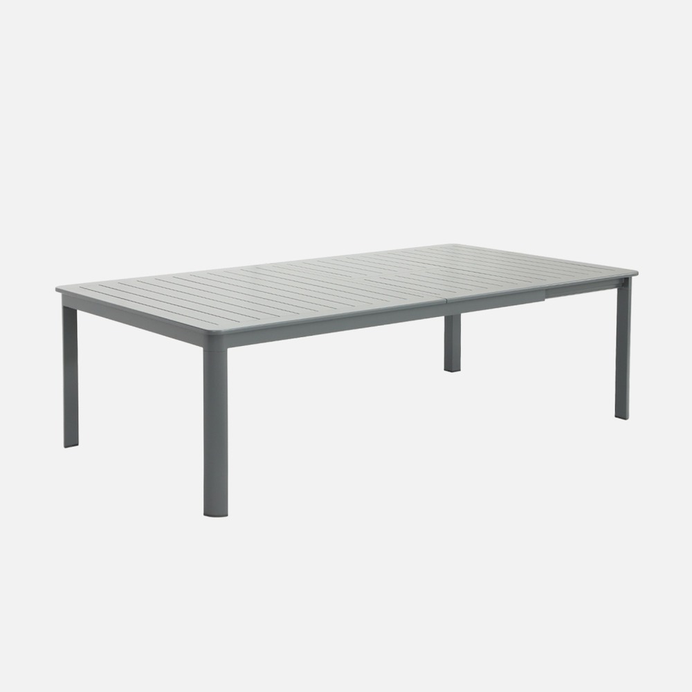 Table de jardin extensible aluminium 12 places - karo